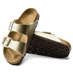 Birkenstock Guld damesandal slip-in 1016111 Arizona Birko-Flor