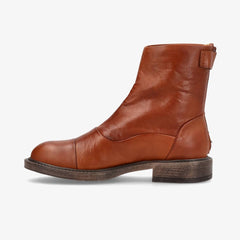 Shoedesign Copenhagen cognac kort damestøvle DAHLIA S212-1006