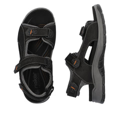 Rieker Sort herresandal 26951-00