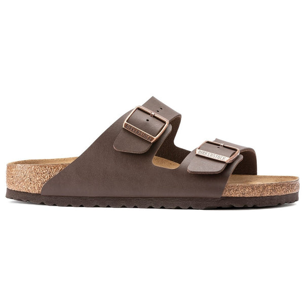 Birkenstock Dark brown Arizona Birko-Flor damesandal slip-in 51703