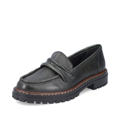 Rieker Grøn loafers damesko 52050-55