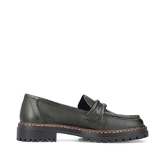 Rieker Grøn loafers damesko 52050-55