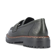 Rieker Grøn loafers damesko 52050-55