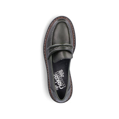 Rieker Grøn loafers damesko 52050-55