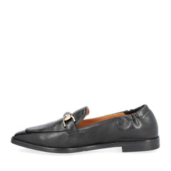 Billi Bi Sort loafers i sort glat skind A5510