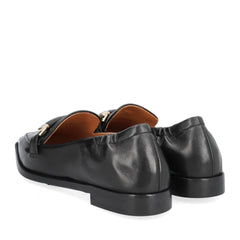 Billi Bi Sort loafers i sort glat skind A5510