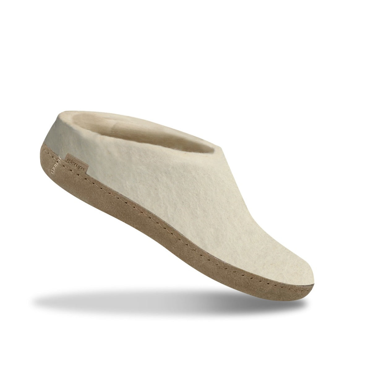 Glerups slippers Hvid hjemmesko B-03-00 NYHED