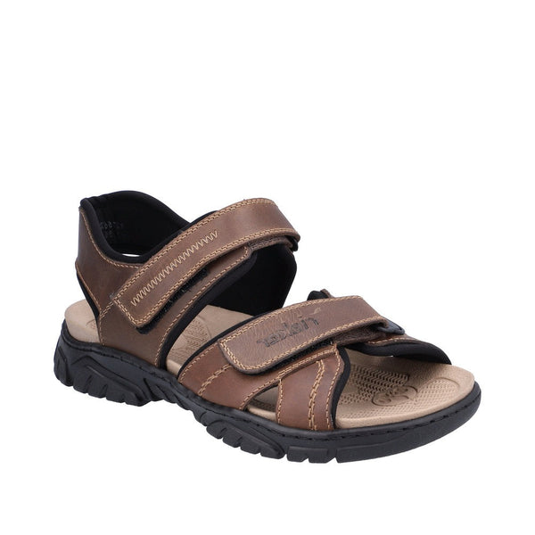 Rieker Brun herresandal 22766-25