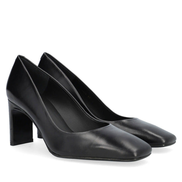 Bill Bi Sort pumps med hæl A3423 Black Calf 080