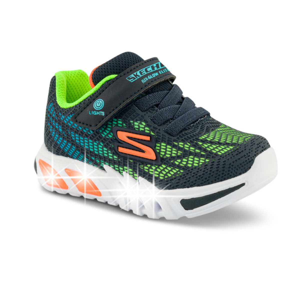 Skechers Blå sneaker 400137N Boys Flex-Glow Elite