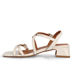 Billi Bi Beige damesandal med hæl A4242-263