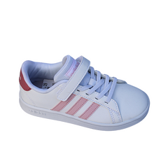 adidas Hvid/pink sneaker GRAND COURT EL C