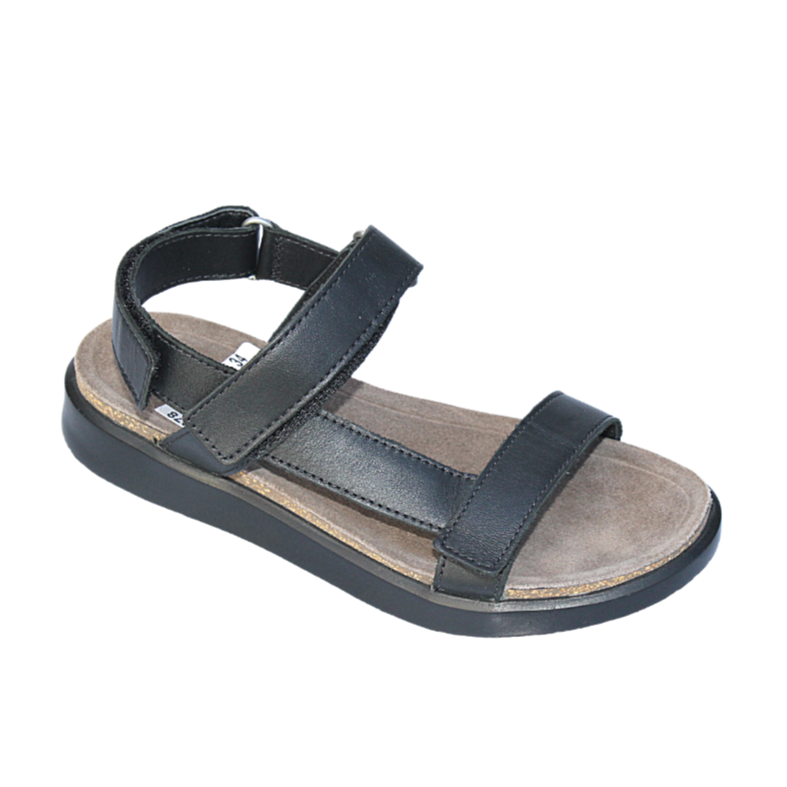 ECCO Sort børnesandal 705702 FLOWT K