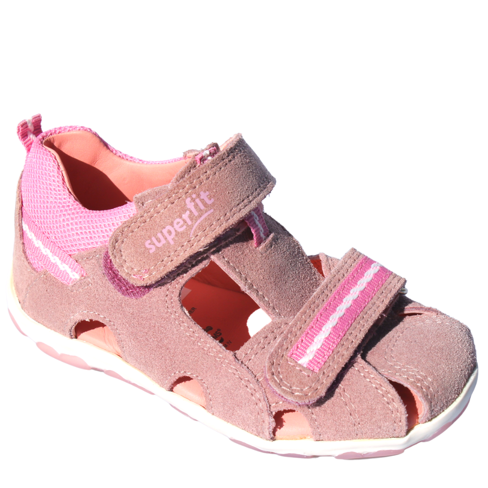 Superfit Lyserød børnesandal 0-600036